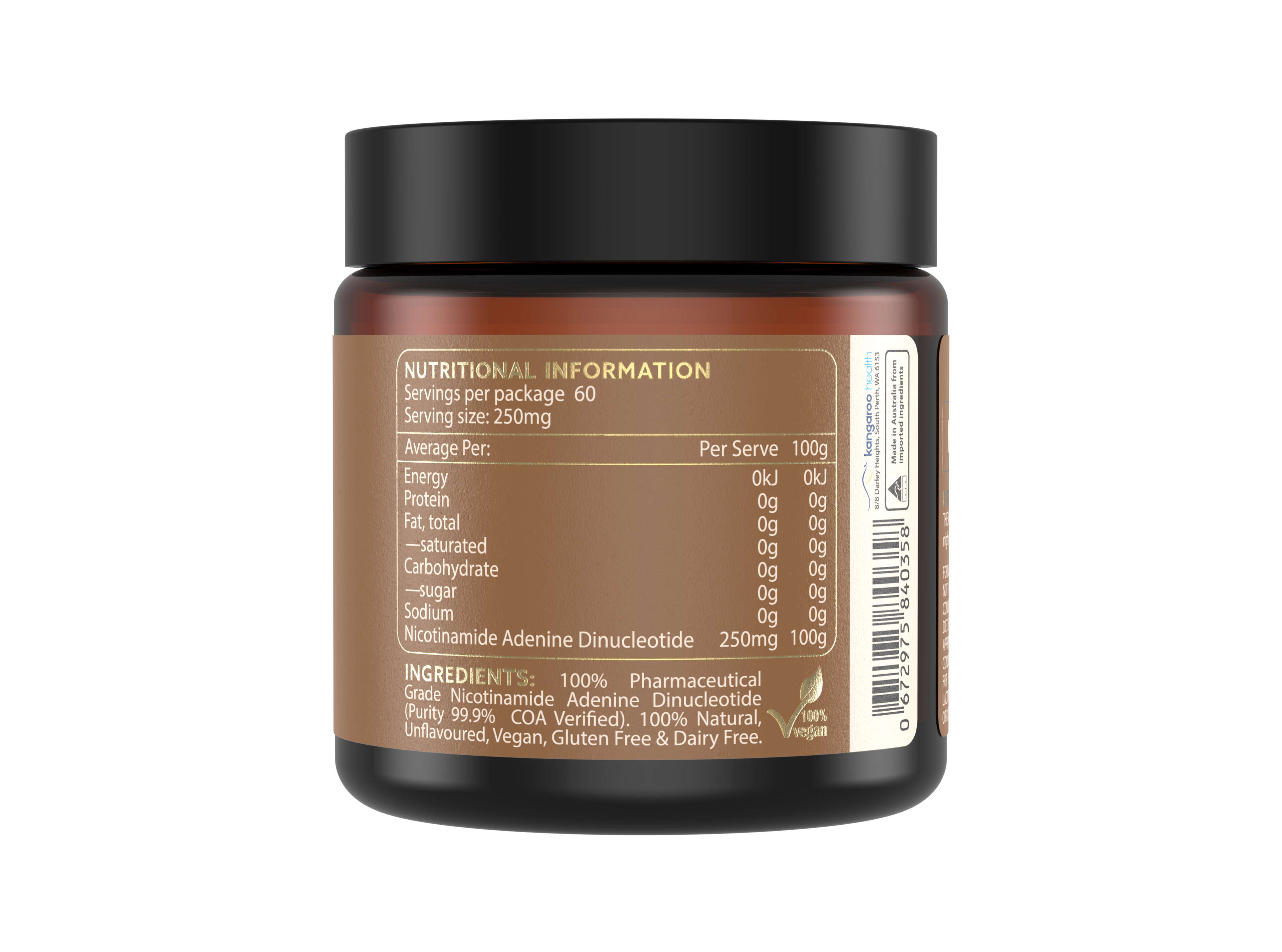 NAD+ Powder – Daily Supplement