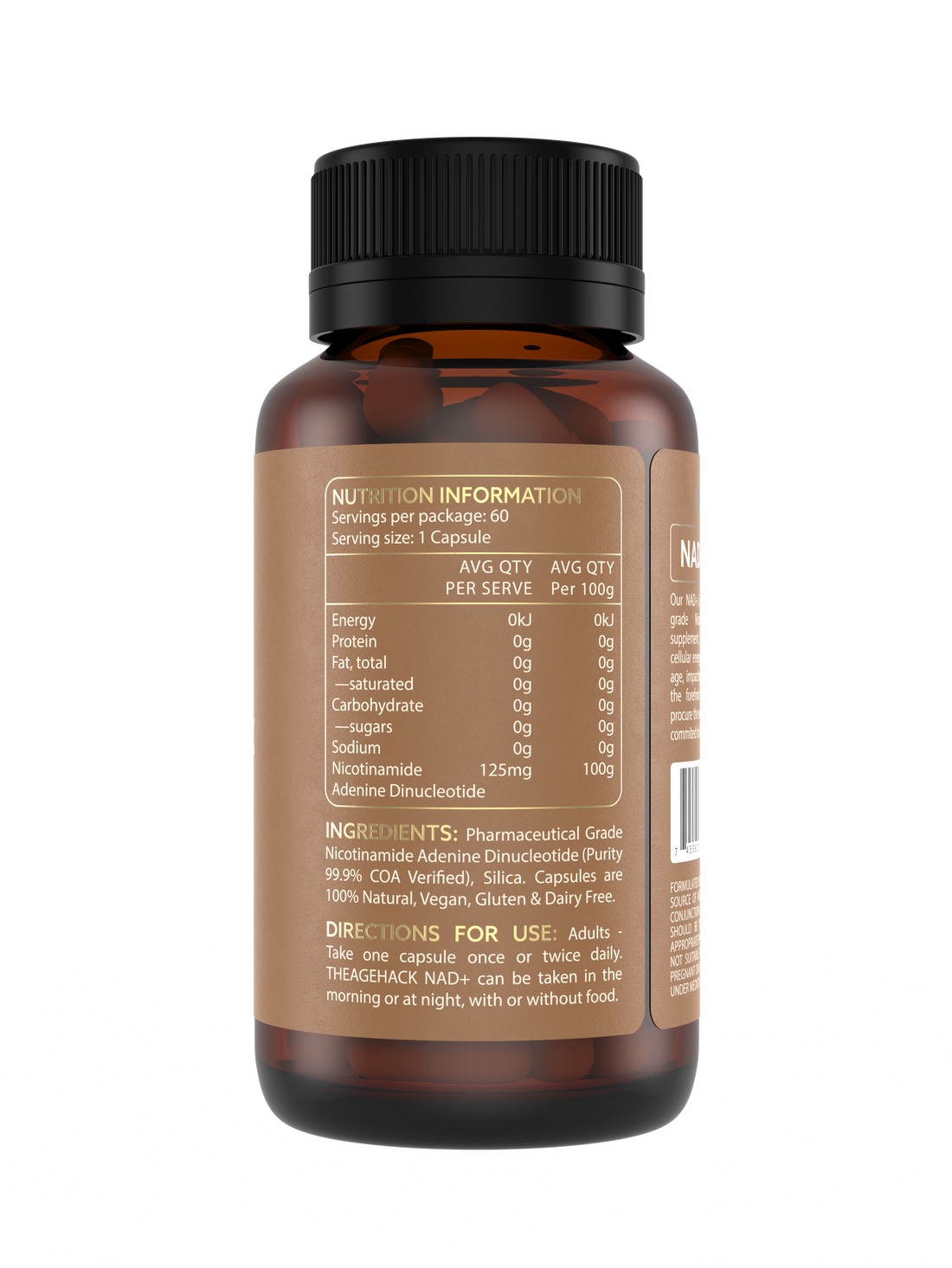 NAD+ Capsules – Daily Supplement