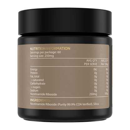 NR Powder by THEAGEHACK Nutrition Information
