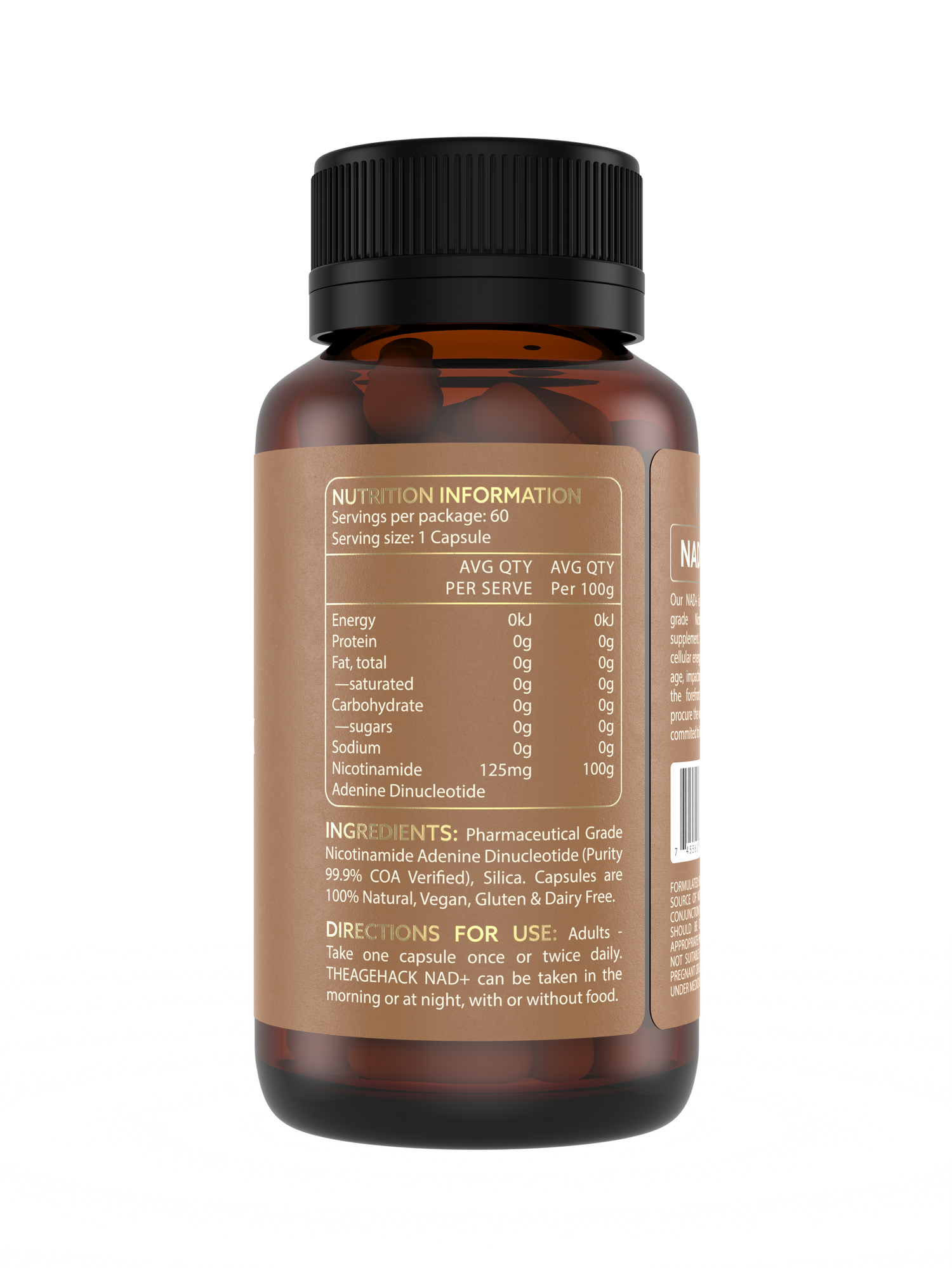 NAD+ Capsules - your on the go, cellular energy boost partner