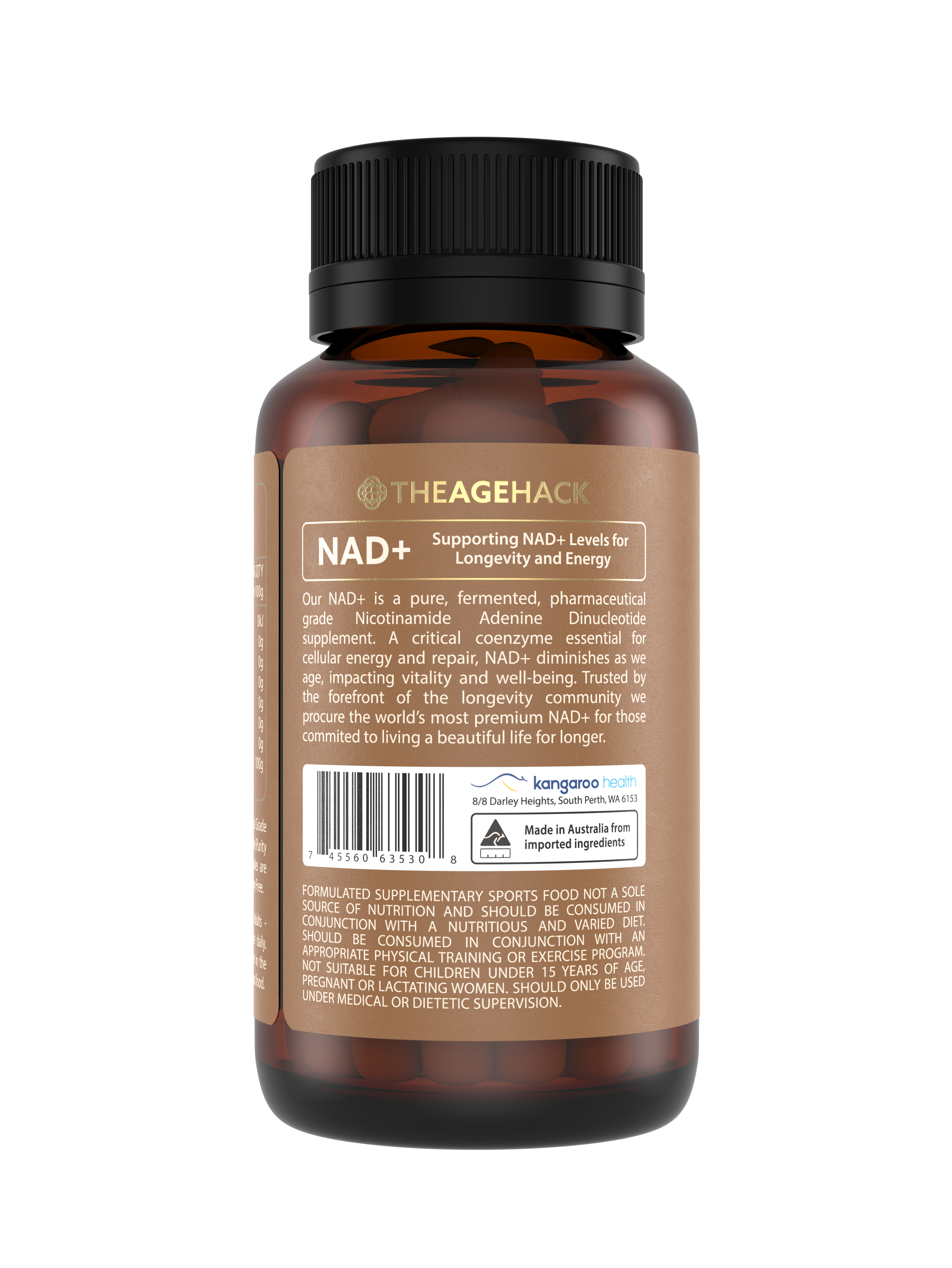 NAD+ Capsules - your on the go, cellular energy boost partner
