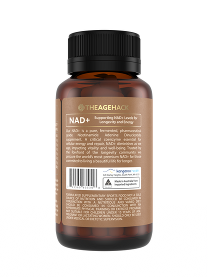 NAD+ Capsules - your on the go, cellular energy boost partner